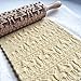 Adealink Christmas Rolling Pin Engraved Carved Wood Embossed Rolling Pin Kitchen Tool
