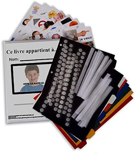 Photos Kit complet pour la communication de l'autisme compatible avec PECS Picture Exchange Communication System et ABA