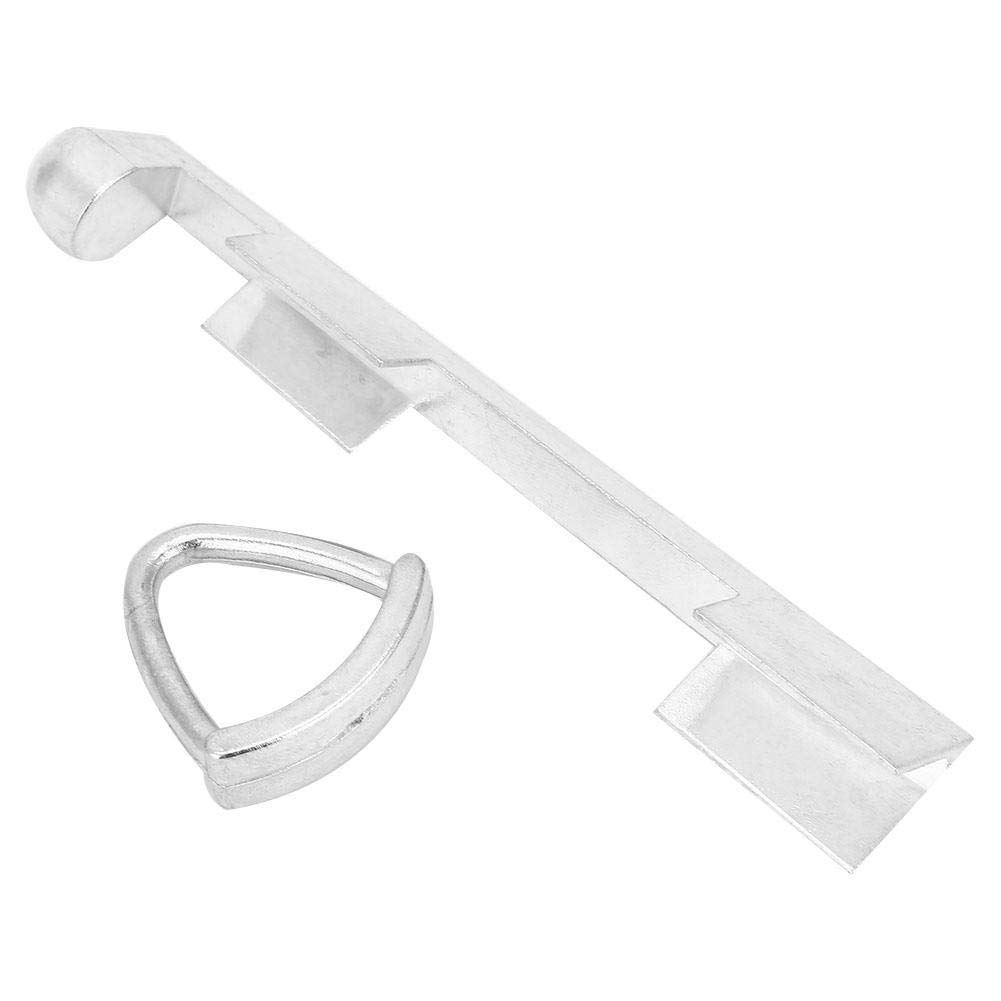 Dilwe Cue Tip Clamp, Aluminium Snooker Pool Cue Tip Fastener Billiards Press Shape Repair Tool