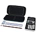 MASiKEN Hard EVA Carrying Case for Texas Instruments TI-84 Plus/TI-83 Plus CE Graphing Calculator, More Space for Pen and Accessory (Blue)