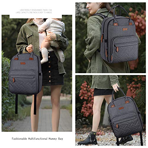 Diaper Backpack Multifunction Baby Nappy Changing Bags Lightweight