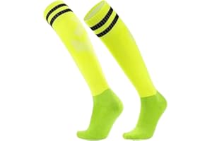 Unisex Soccer Socks - Over-the-Calf Athletic Socks with Breathable Mesh, Multi-Color Options for Men & Women
