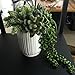 Supla 2 Bushes 7 inch Artificial Hops Artificial Shrubs Artificial Succulent Faux Succulents Faux Pinecone Plastic Succulents, 6 Stems Bush