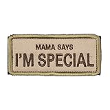 OneTigris Original Patch Tactical Morale Military Patch Mama Says I'm Special (A)