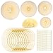 Teenitor Bun kit with 20pcs Blonde Girls Bun Net, 4pcs Hair Bun Maker and 20pcs U Shaped Hair Pins