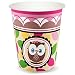 1st Birthday Owl Party Look Whoo's 1 Pink 9 oz. Paper Cups (8)