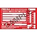 20 Annual Vehicle Inspection Label - Aluminum w/Punch Boxes