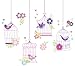 Wall Pops WPK0625 Chirping The Day Away Wall Decals, Two 17. 25-inch by 39-inch sheets