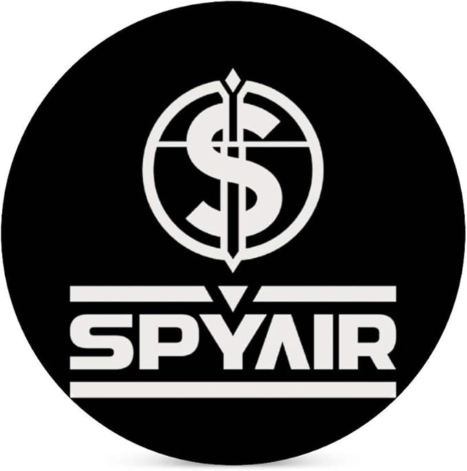 Amazon スパイエアー Spyair ロゴ セラミック コースター 吸水カップマット 保護コルク裏面 6個セット おしゃれ 贈り物 コースター オンライン通販