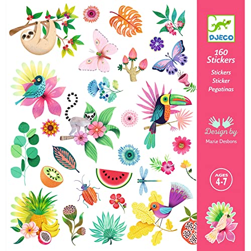 Djeco Paradise Stickers - 160 Stickers
