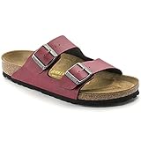 Birkenstock Unisex Arizona Bordeaux Birko-Flor Pull