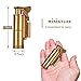 Wheel Kerosene Lighter,Trench Lighter Vintage Fine Copper Windproof Creative Personality Brass Lighter For Collection/Decorative/Gift/Present(Copper)thumb 1