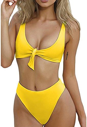 Hot Item Classic Womens Piece of Swimsuit Solid Bowknot Bikini Swimwear Beachwear Bathing Suit Valentine's Day