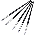 COMIART 5pcs Flexible Clay Sculpture Tools Silicon Color Shapers Brushes Size 2