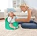 Little Tikes My First Seat Infant Toddler Foam Cushion Floor Support Seat Baby Chair, Teal
