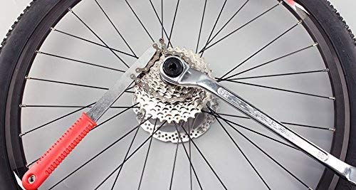 Z-Color Bicycle Freewheel Turner Chain Whip Cassette Sprocket Remover Tool Freewheel Repair Tools Bicycle Chain Repair Tool