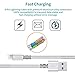 Lightning Cable, OYWIN 3PACK (6FT) Nylon Braided Charging Cable Cord Lightning to USB Cable Charger Compatible with iPhone X/8/7/6s/6/Plus/5SE/5s/5c/5, iPad, iPod, and More (Silver)