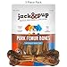 Jack&Pup Pork Femur Bones for Dogs Long Lasting | Gourmet Beef Dog Bones | Single Ingredient, Savory, Rawhide Free (2 Pack)