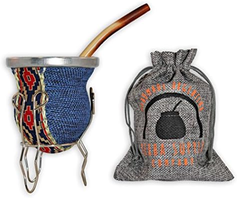 Traditional Yerba Mate Gourd and Bombilla Combo Handmade in Argentina By Yerba Supply