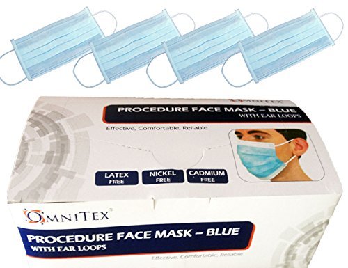 100x Omnitex 3ply Premium TypeII Disposable Surgical Face Mask with Ear Loops