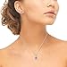 Sterling Silver Genuine, Created or Simulated Gemstones and White Topaz Oval Halo Necklace and Stud Earrings Set