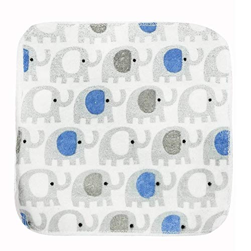 Softan Baby Hooded Towel Bath Towel and Washcloths, Extra Soft and Ultra Absorbent, 10+2 Gift Pack for Newborn and Infants, Elephant