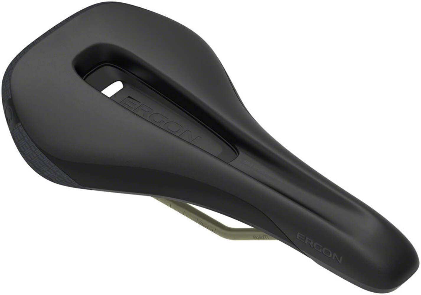 ERGON SM Enduro Pro Titanium rail Saddle, S/M, Mens, Black