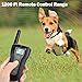 ALPRANG Dog Training Collar, 1200ft Remote Dog Shock Collar, 100% Waterproof and Rechargeable with Beep/Vibra/Electric Shock
