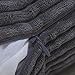 Home Brilliant Decorative Pillow Cover 12x20 Plush Striped Velvet Corduroy Oblong Pillowcase Accent Cushion Cover, 12 x 20 inch (30x50 cm), Dark Grey