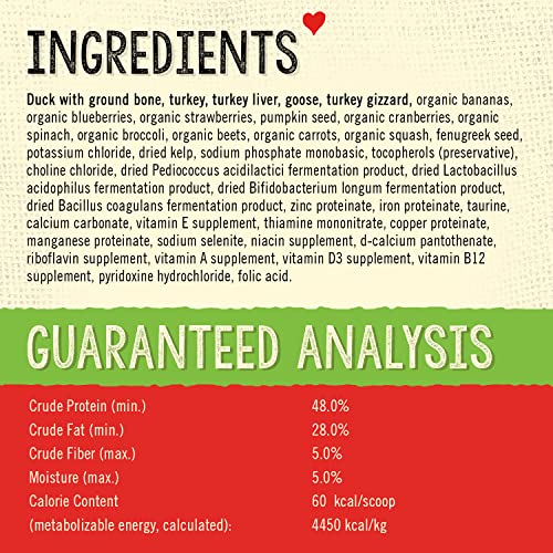 Stella & Chewy’s Freeze Dried Raw CageFree Duck & Goose Meal Mixers