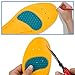 WOBAOS Sport Running Orthopedic Silica Gel Shoe Insole Pads Inserts Pain Relief