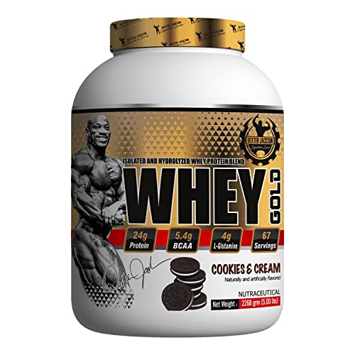 Dexter Jackson Signature Series Gold Whey Gold (5 Lbs, Cookies & Cream)
