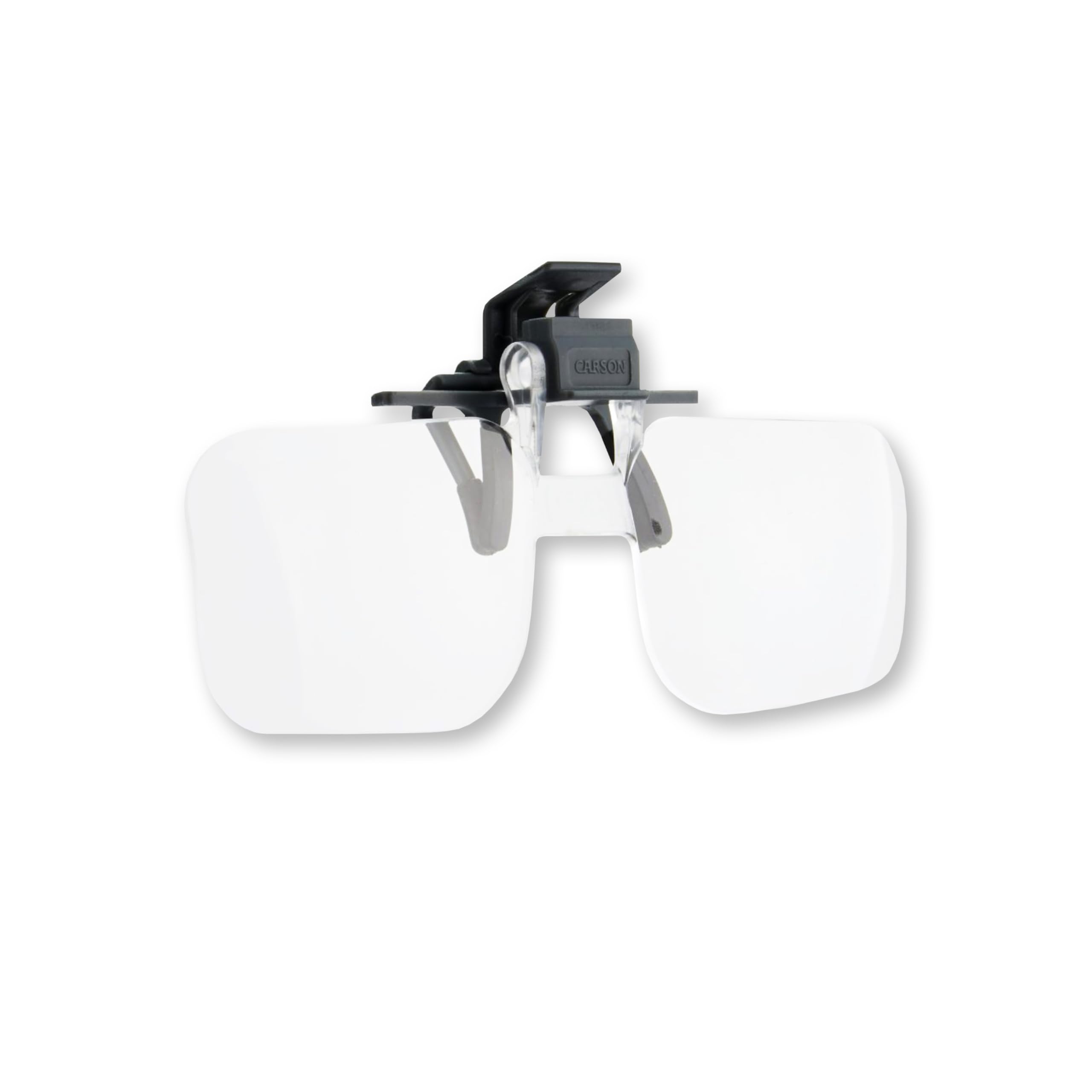 Carson OD-14 Clip and Flip Hands-Free 2x (+4.00) Magnifying Lenses, Grey