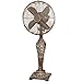 DecoBREEZE Oscillating Table Fan, 3-Speed Portable Fan, Cantalonia, Antique Fan, 12 inches