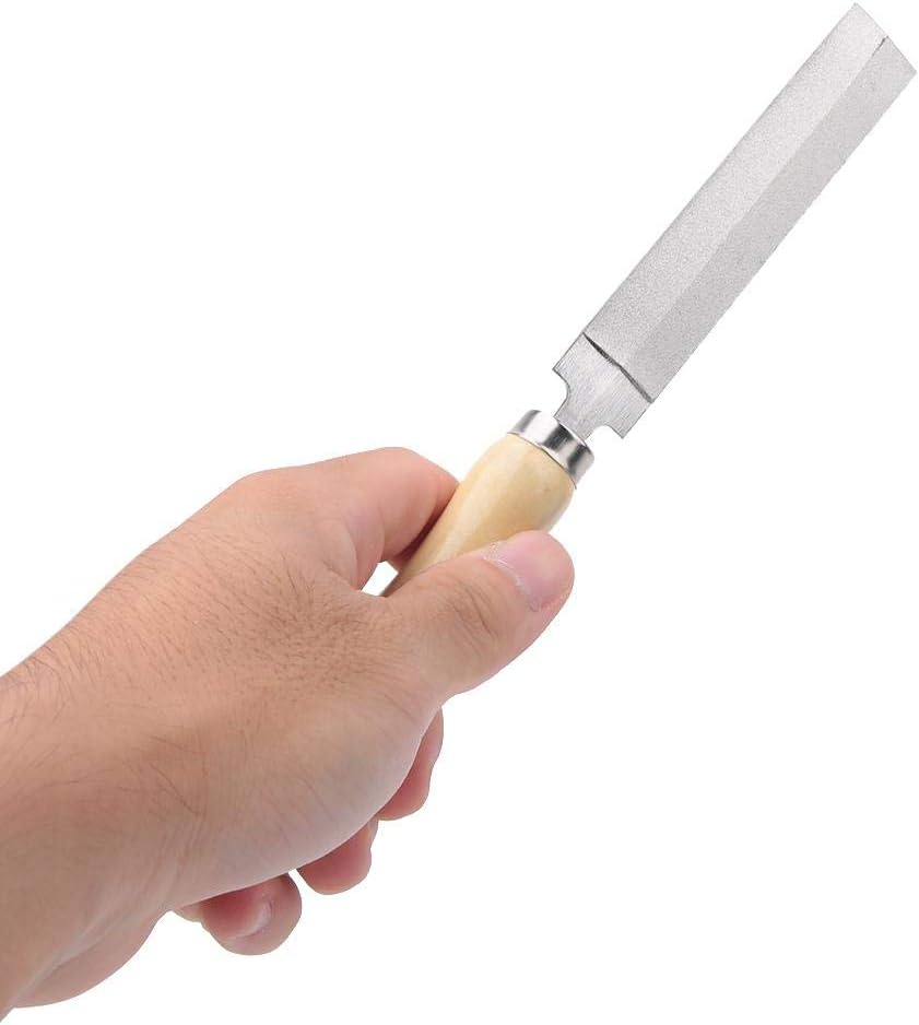 Hilitand 5in Diamond Rasp Grinding Tool with Wood Handle for Woodworking Garden Tool, 5 in - Image 5