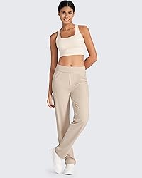 G4Free Women Wide Leg Pants with Pockets Office