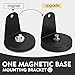 AKD Part Magnetic Base Mounting Brackets, 2pcs Powerful Sucker Holder Magnet Mount for LED Light Bar, Pods, Off Road Driving Lights