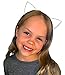 Cat Ears Headband with Crystal Rhinestones. Perfect for Dress Up Fun.