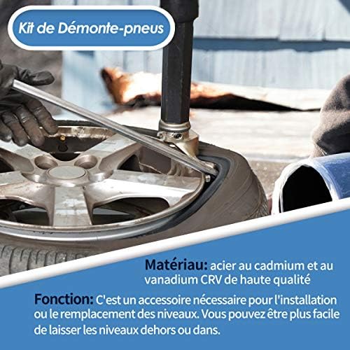 JOYXEON Pneu Roue 8 1/2X2 Chambre a air (1.8mm épais) / Pneu Plein Avant/Arrière Pneu Pneu de Rechange Compatible avec Xiaomi M365/ Pro, Durables Anti-Dérapant, Kit de démonte-pneus/Valve Extension