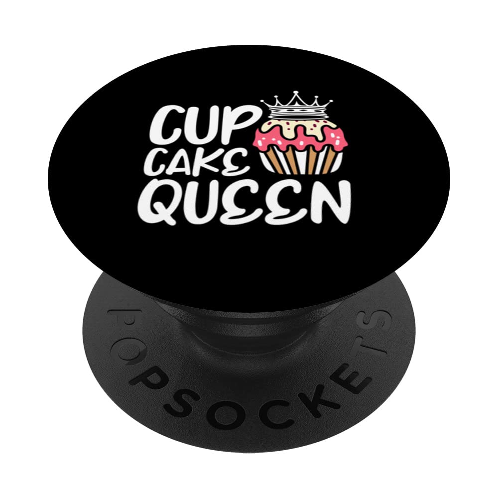 Cup Cake Queen Bakery Pastry Confectioner Biscuit Cake PopSockets Swappable PopGrip