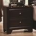 Conner 2-drawer Nightstand with Faux Marble Top Cappuccino 200422