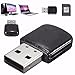 SD Card Reader,ELEGIANT Mini USB2.0 TF/Micro SD Card Reader (Color Random)