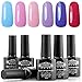 Perfect Summer Gel Nail Polish Soak Off 6 Colors Gel Varnish UV LED Manicure - Gel Polish Starter Kit 10ML 022