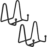 QIMOND 2-Pack Gold Plate Display Stands – 12 Inch Adjustable Easel For Platters, Photos, Frames - View #5