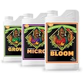 Advanced Nutrients pH Perfect Nutrients, Fertilizer. Bloom, Micro and Grow 1-Liter Pack OF3
