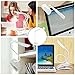 LED Desk Lamp Clamp [2-in-1] USB Rechargeable Dimmable Portable Lightweight Gooseneck Clip Lamp with Sensitive Touch Button and 14 Long Life LED for Bedside Reading Study White