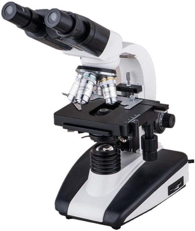 SOAR Microscopes 40X-1000X Binocular Biological Microscope with Mechanical Stage Compound Microscope Bacteriology Observation