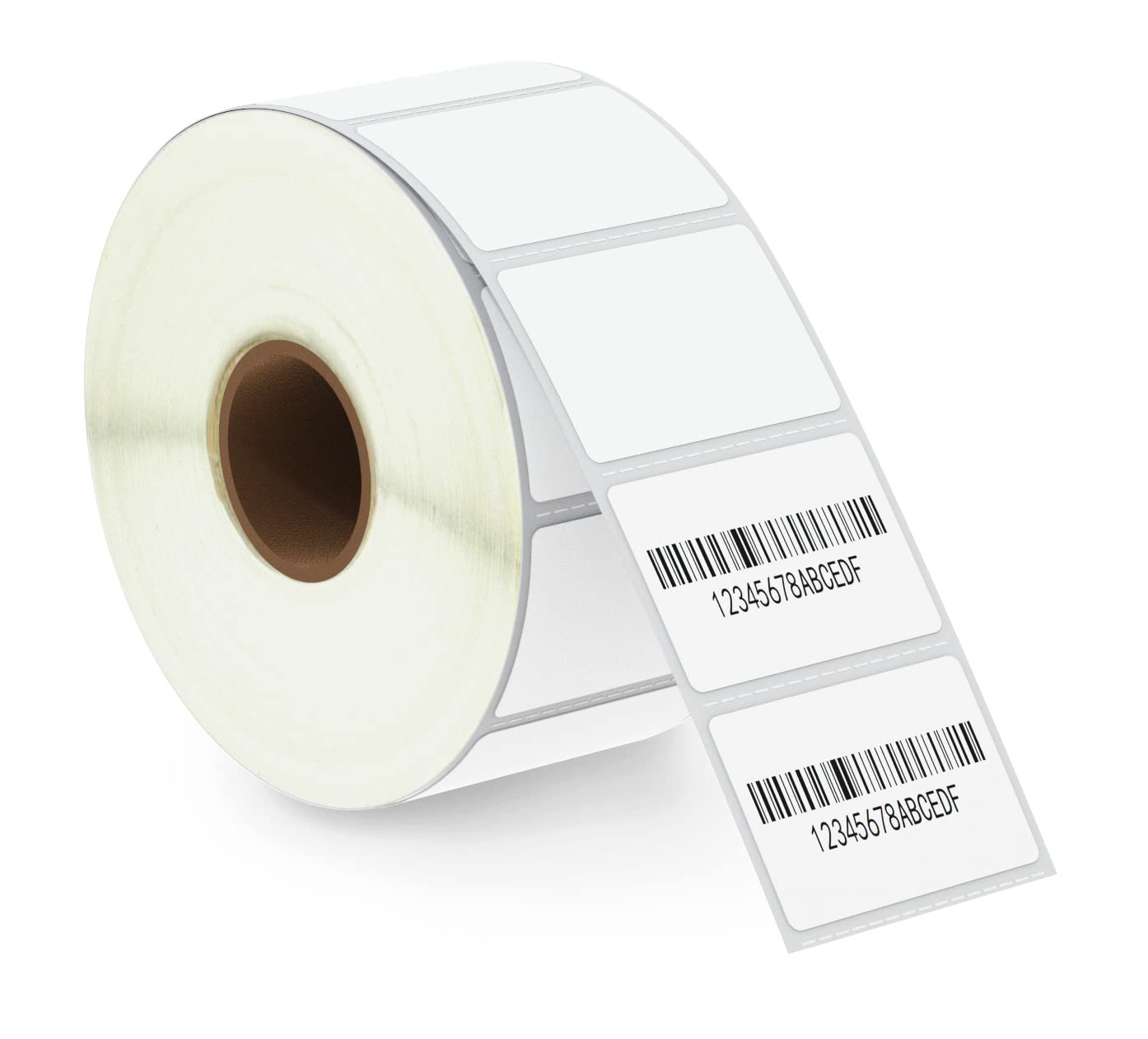 BETCKEY - 38mm x 25mm (1.5 in x 1 in) All Purpose & Address Thermal Labels, 1300 Perforated Labels per Roll, Compatible with Zebra & More Printers