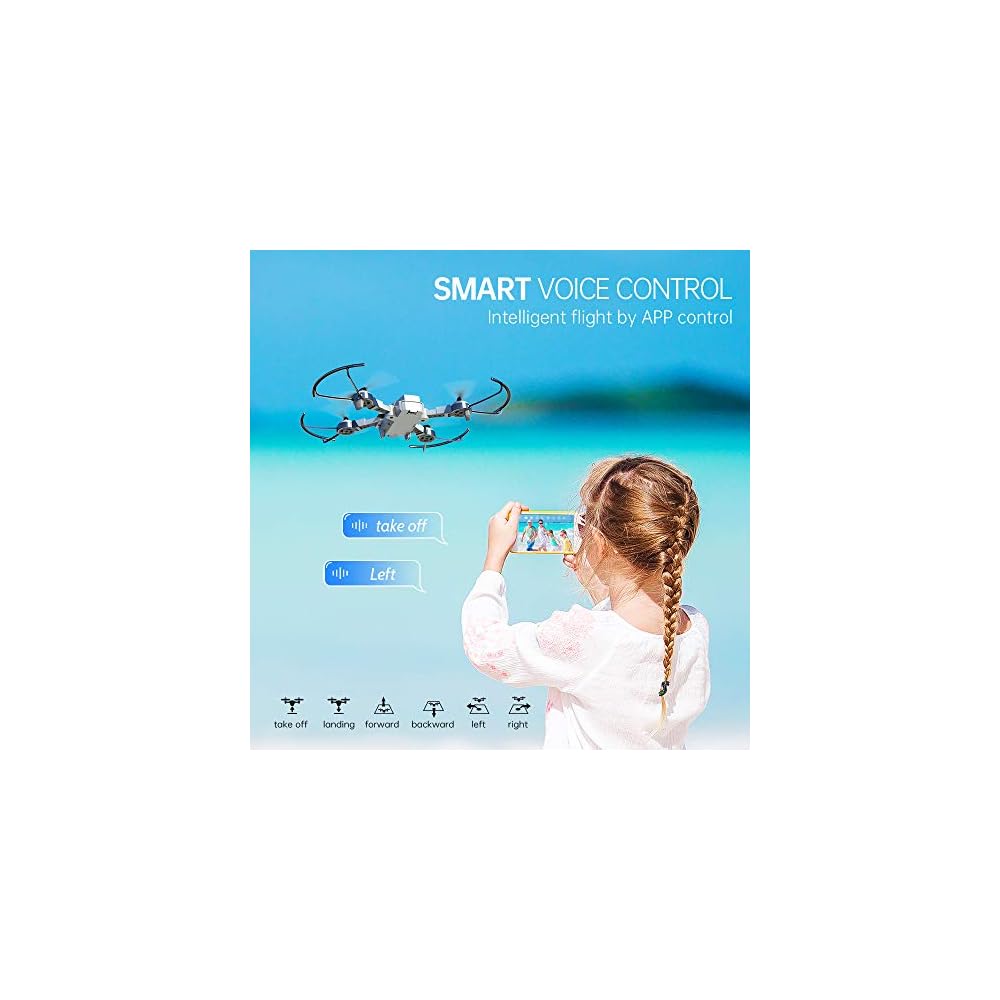 SNAPTAIN A10 Mini Foldable Drone with 720P HD Camera FPV WiFi RC