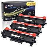 Arthur Imaging with CHIP Compatible Toner Cartridge Replacement for Brother TN760 TN 760 TN730 to use with HL-L2350DW HL-L2395DW HL-L2390DW MFC-L2750DW L2710DW DCP-L2550DW (Black, 2 Pack)